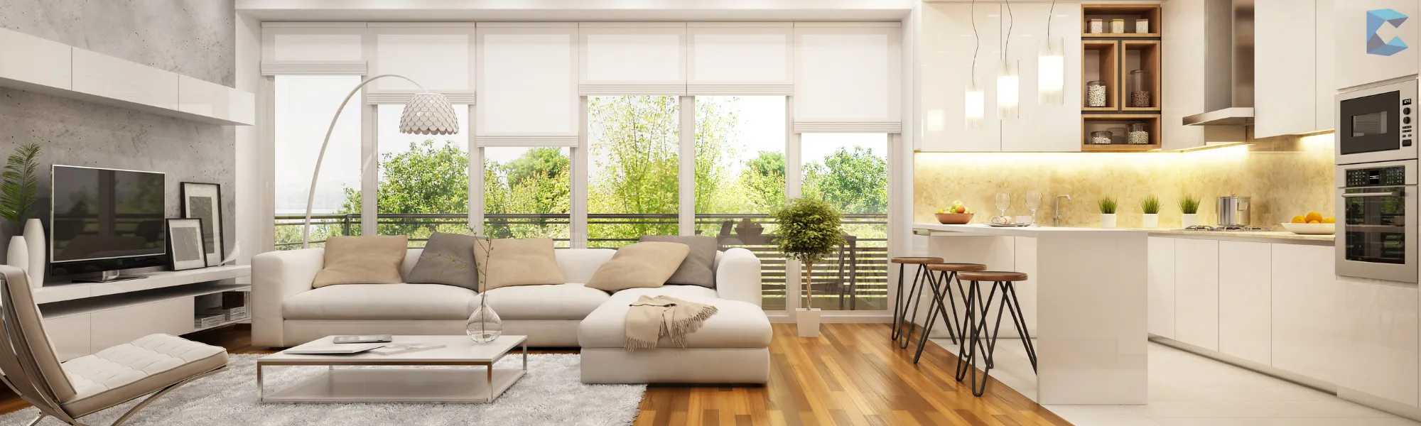 CleanFix Pro cleaner tidying a living room in an Ottawa home