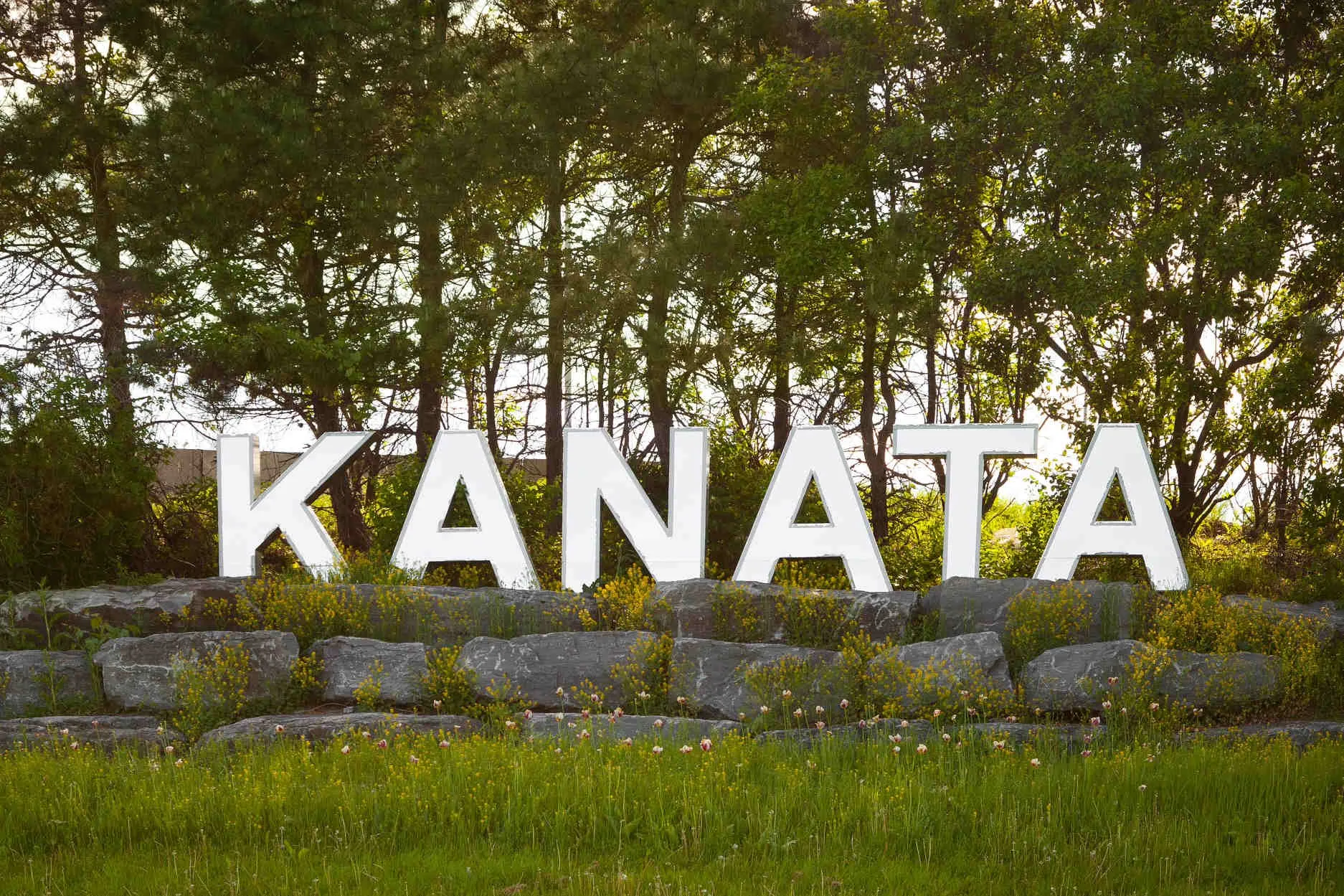 Kanata Ottawa neighbourhood welcome sign CleanFix Pro service area